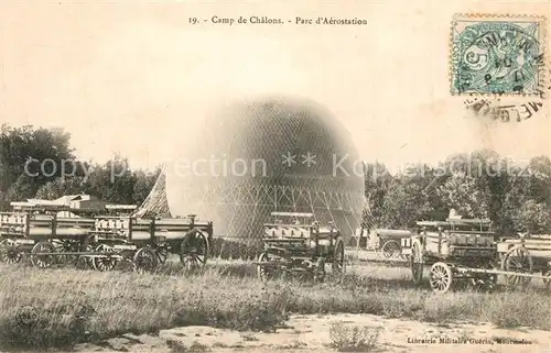 AK / Ansichtskarte Camp_de_Chalons Parc d Aerostation Camp_de_Chalons