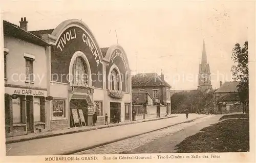 AK / Ansichtskarte Mourmelon le Grand Rue du General Gouraud Tivoli Cinema Salle des Fetes Mourmelon le Grand