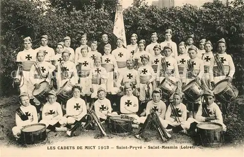 AK / Ansichtskarte Saint Pryve Saint Mesmin Les Cadets de Micy 1913 Saint Pryve Saint Mesmin