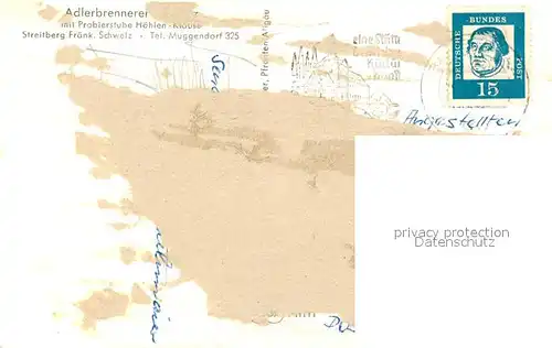 AK / Ansichtskarte Streitberg_Oberfranken Streitburg Neideck Gasthof Schwarzer Adler Hoehlen Klause Streitberg Oberfranken