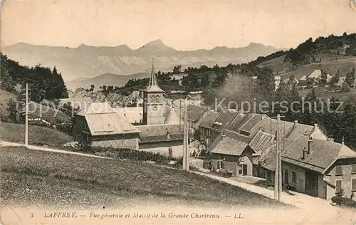 AK / Ansichtskarte Laffrey Vue generale et Massif de la Grande Chartreuse Laffrey