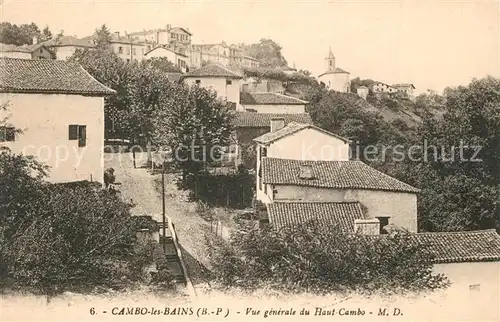 AK / Ansichtskarte Cambo les Bains Vue generale du Haut Cambo Cambo les Bains