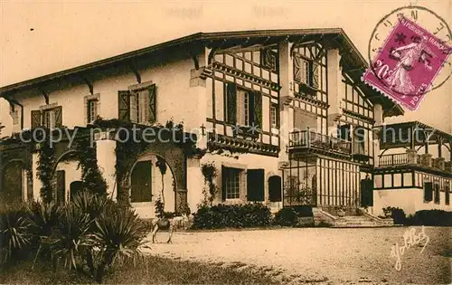 AK / Ansichtskarte Pays_Basque Type de Maison Moderne Ama Ttikia a Guethary 
