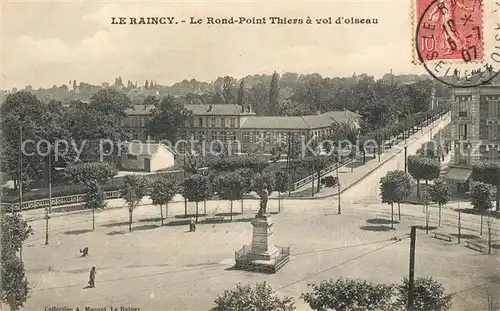 AK / Ansichtskarte Le_Raincy Le Rond Point Thiers a vol d oiseau Le_Raincy