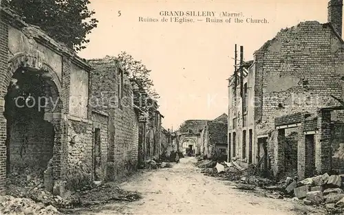 AK / Ansichtskarte Sillery Ruines de l Eglise Sillery