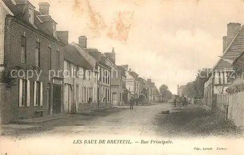 AK / Ansichtskarte Les_Baux de Breteuil Rue Principale Les_Baux de Breteuil