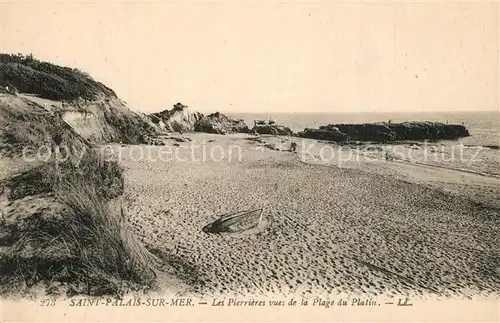 AK / Ansichtskarte Saint Palais sur Mer Pierrieres Plage du Platin Saint Palais sur Mer