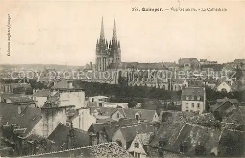AK / Ansichtskarte Quimper Cathedrale Quimper
