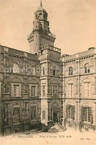 AK / Ansichtskarte Toulouse_Haute Garonne Hotel d Assezat Toulouse Haute Garonne