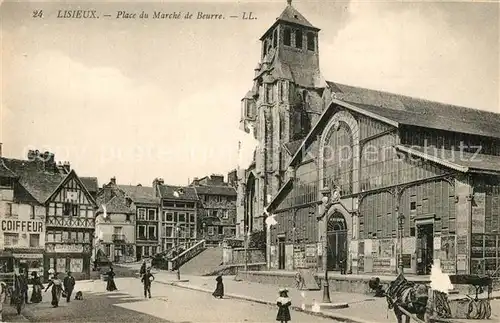 AK / Ansichtskarte Lisieux Place du Marche de Beurre  Lisieux