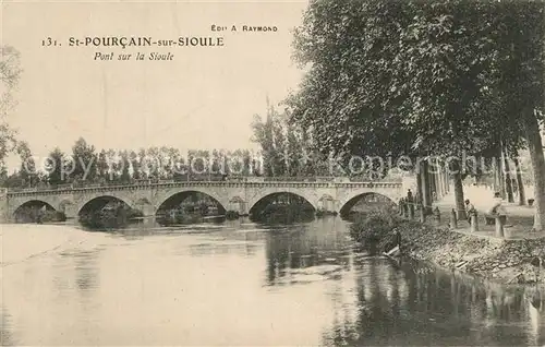 AK / Ansichtskarte Saint Pourcain sur Sioule Pont Saint Pourcain sur Sioule