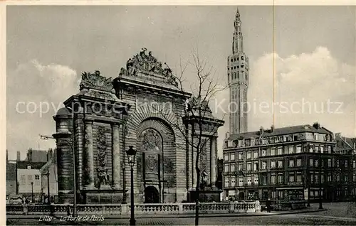 AK / Ansichtskarte Lille_Nord La Porte de Paris Lille_Nord