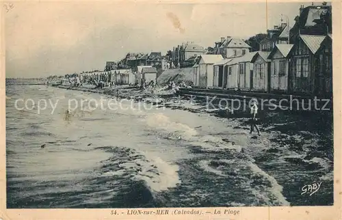 AK / Ansichtskarte Lion sur Mer La Plage Lion sur Mer