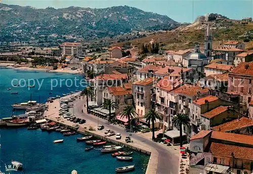 AK / Ansichtskarte Calvi La Ville et quai de Plaisance Calvi