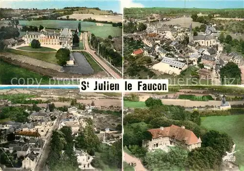 AK / Ansichtskarte Saint Julien le Faucon Vue generale Grandchamp le Chateau Coupesarte Saint Julien le Faucon