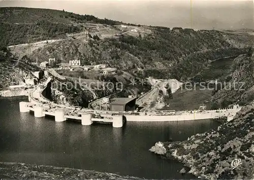 AK / Ansichtskarte Chambles Barrage de Grangent Usine et sa Cite le Canal du Forez Chambles