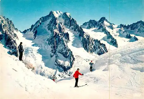 AK / Ansichtskarte Argentiere_Haute Savoie Grands Montets Le Col du Chardonnet lAiguille dArgentiere Glacier des Amethystes Argentiere Haute Savoie