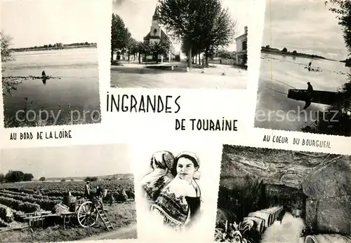 AK / Ansichtskarte Ingrandes de Touraine Au bord de la Loire Au Coeur du Bougueil Ingrandes de Touraine