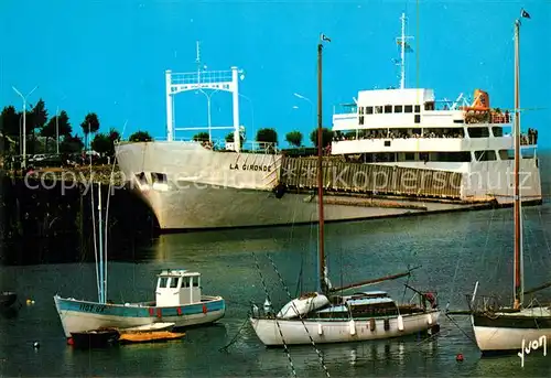 AK / Ansichtskarte Le_Verdon sur Mer Port Bloc Le Bac la Gironde aui relie la Pointe de Grave a Royan Le_Verdon sur Mer