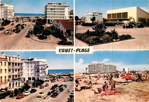 AK / Ansichtskarte Canet_Plage Entree de la Plage Le Casino Vue vers la Plage Canet_Plage