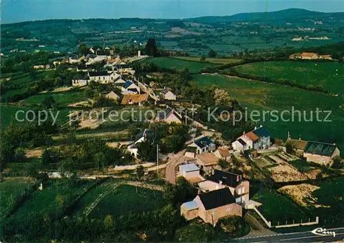 AK / Ansichtskarte Dommartin_Nievre Vue generale aerienne Dommartin Nievre