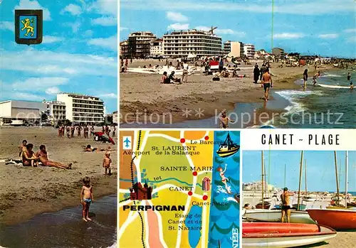 AK / Ansichtskarte Canet_Plage Divers aspects Canet_Plage