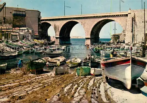 AK / Ansichtskarte Marseille_Bouches du Rhone La corniche le vallon des Auffes Marseille