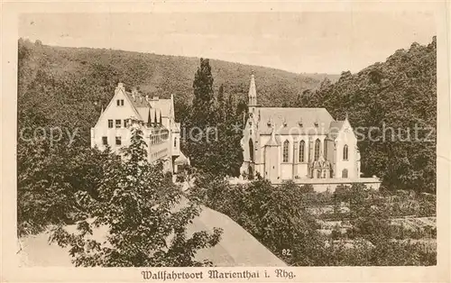 AK / Ansichtskarte Marienthal_Rheingau Wallfahrtsort Franziskanerkloster Marienthal Rheingau
