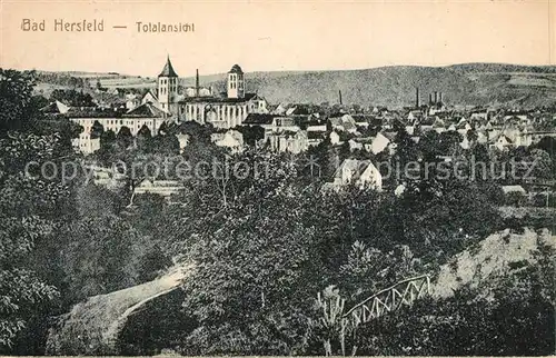 AK / Ansichtskarte Bad_Hersfeld Totalansicht Bad_Hersfeld