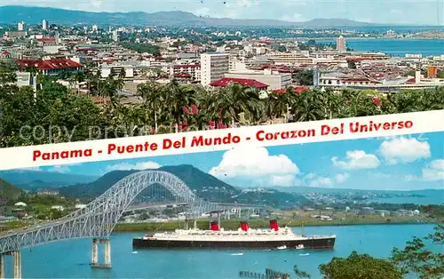 AK / Ansichtskarte Panama_City_Panama Puente del Mundo Corazon del Universo Panama_City_Panama