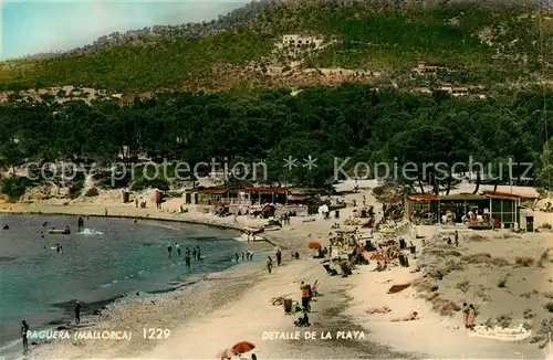 AK / Ansichtskarte Paguera_Mallorca_Islas_Baleares La playa Paguera_Mallorca