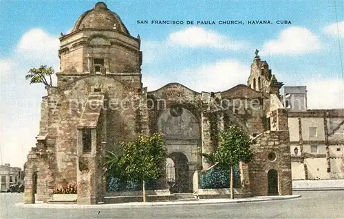 AK / Ansichtskarte Havana_Habana San Francisco de Paula Church National Monument Havana Habana