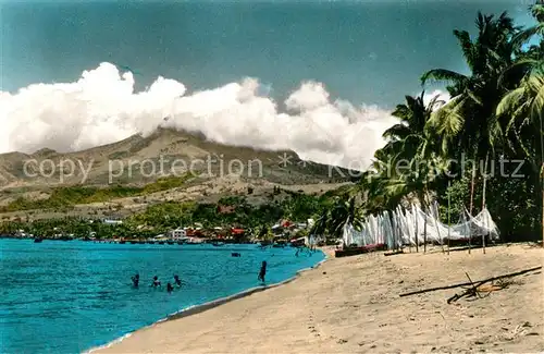 AK / Ansichtskarte Saint_Pierre_Martinique Beach Mountains Saint_Pierre_Martinique