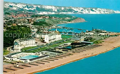 AK / Ansichtskarte Folkestone Aerial view Folkestone