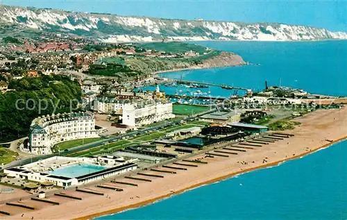 AK / Ansichtskarte Folkestone Aerial view Folkestone