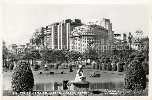 AK / Ansichtskarte Rio_de_Janeiro Praca Paris Rio_de_Janeiro
