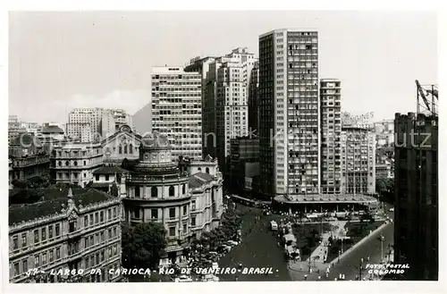 AK / Ansichtskarte Rio_de_Janeiro Largo da Carioca Rio_de_Janeiro