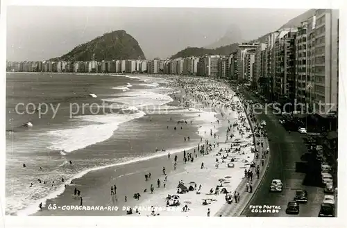 AK / Ansichtskarte Rio_de_Janeiro Copacabana Rio_de_Janeiro