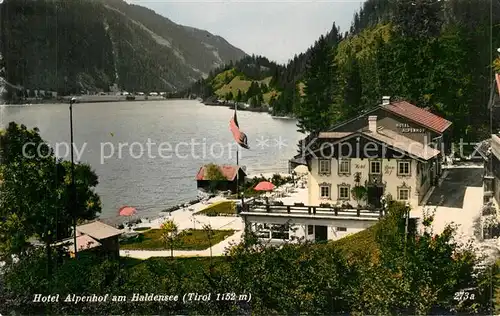 AK / Ansichtskarte Haldensee Hotel Alpenhof am Haldensee Haldensee