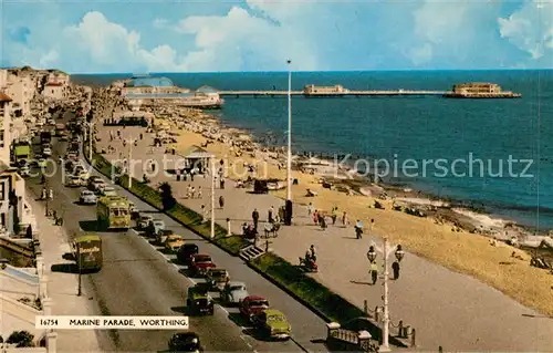 AK / Ansichtskarte Worthing_West_Sussex Marine Parade 