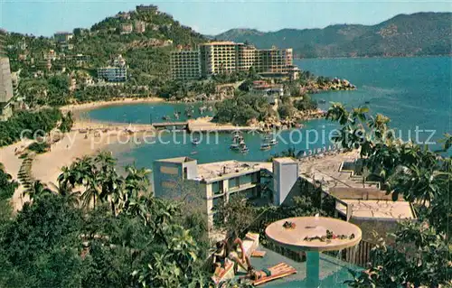 AK / Ansichtskarte Acapulco Panorama Strand Kueste Acapulco