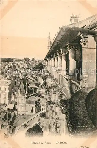 AK / Ansichtskarte Blois_Loir_et_Cher Chateau  Blois_Loir_et_Cher