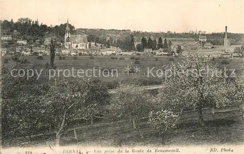 AK / Ansichtskarte Bernay Route de Beaumesnil Bernay