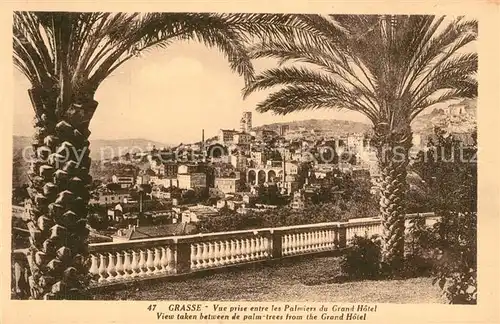 AK / Ansichtskarte Grasse_Alpes_Maritimes Vue prise Grand Hotel  Grasse_Alpes_Maritimes