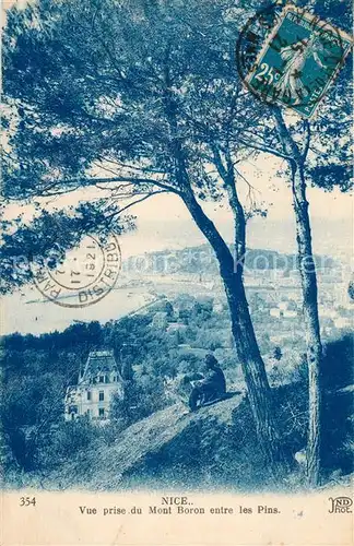 AK / Ansichtskarte Nice_Alpes_Maritimes Vue prise du Mont Boron Nice_Alpes_Maritimes