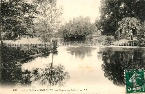 AK / Ansichtskarte Orleans_Loiret Source du Loiret Orleans_Loiret