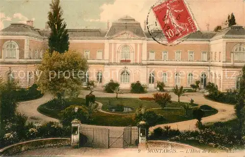 AK / Ansichtskarte Montargis_Loiret Hotel de Ville Montargis Loiret