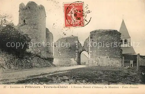 AK / Ansichtskarte Yevre le Chatel Manoir d`Amaury de Montfort  