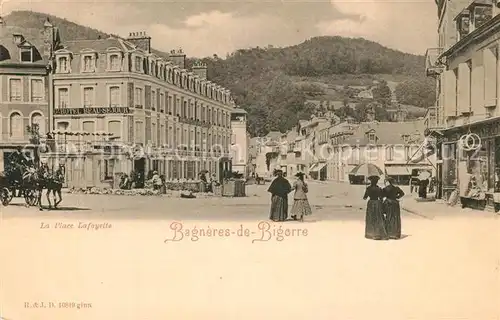 AK / Ansichtskarte Bagneres de Bigorre La Place Lafayette Bagneres de Bigorre