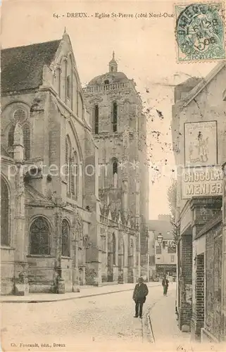 AK / Ansichtskarte Dreux Eglise St Pierre Dreux